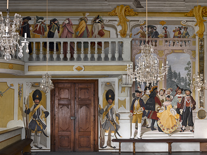 Masquerade Hall in the Castle in Český Krumlov