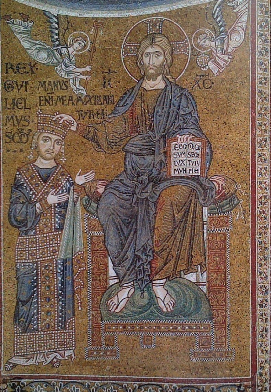 William II crowned by Christ