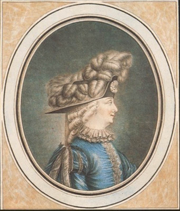 Jeanne-Adelaide Olivier in the Role of Chérubin in Pierre Beaumarchais's "Le Mariage de Figaro"