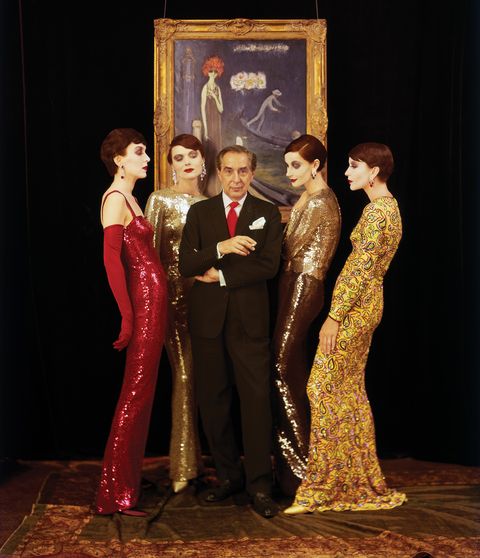 Norman Norell and models
