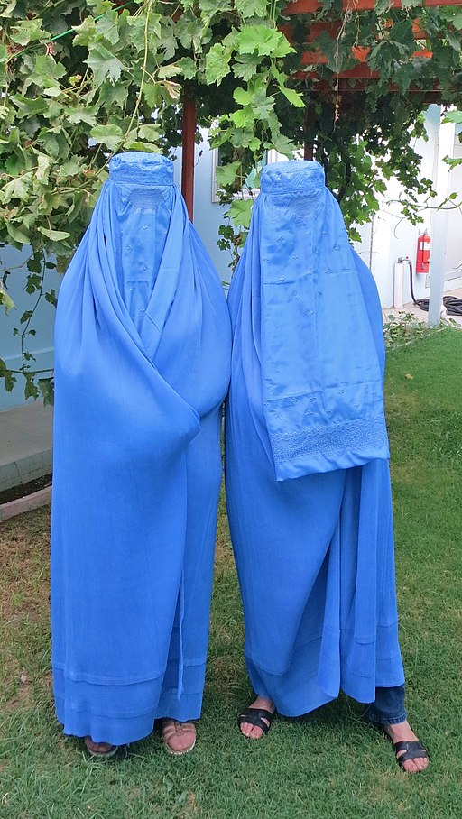Women wearing burqas in Kabul