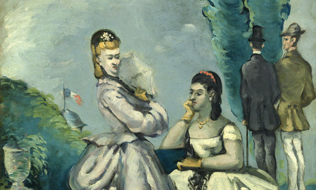 1870-71 – Paul Cézanne, The Conversation