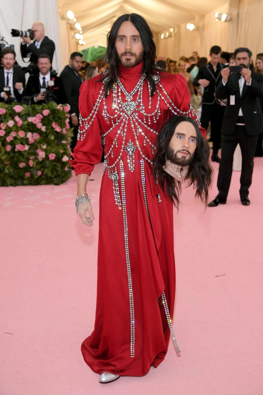 Jared Leto in Gucci at the 2019 Met Gala