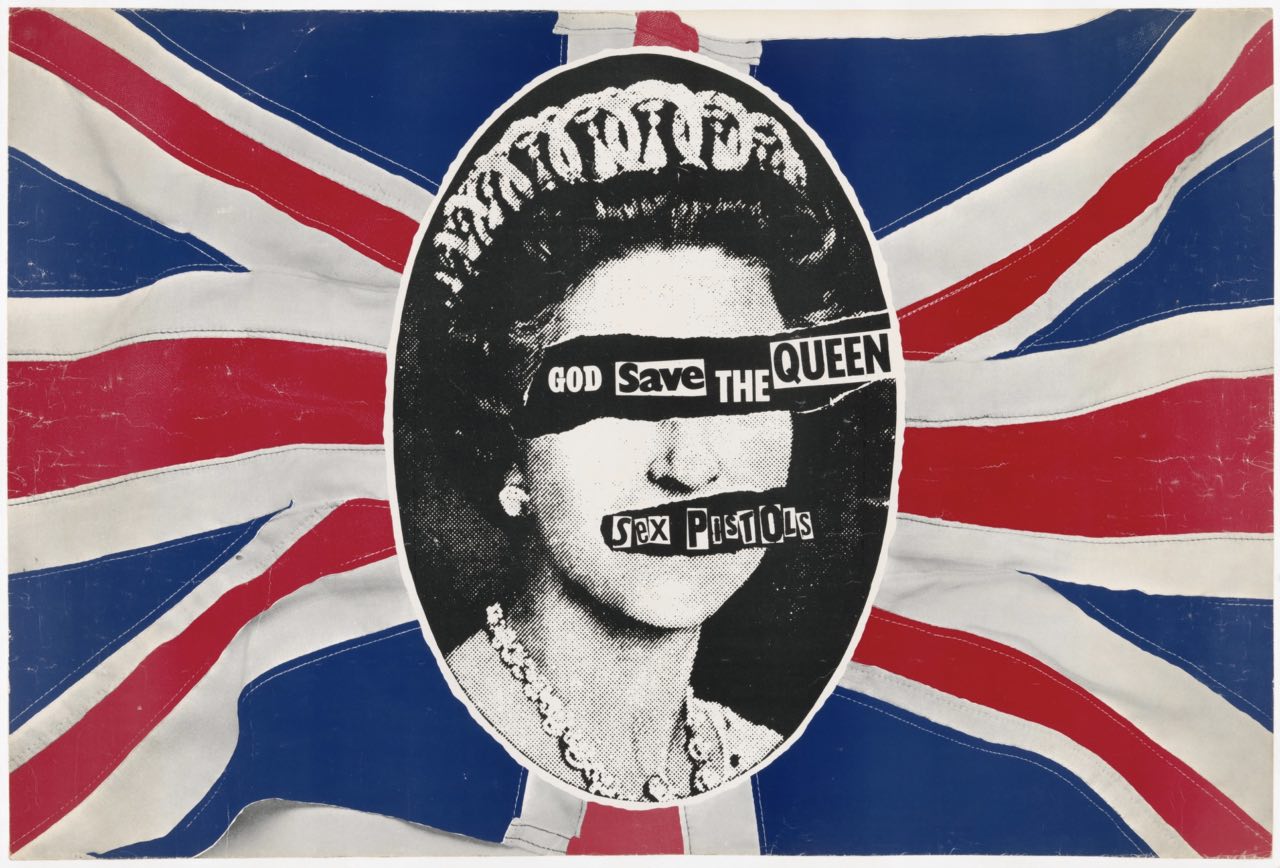 1977 – Vivienne Westwood/Malcom McLaren/Jamie Reid, “God Save the Queen” T-  shirt