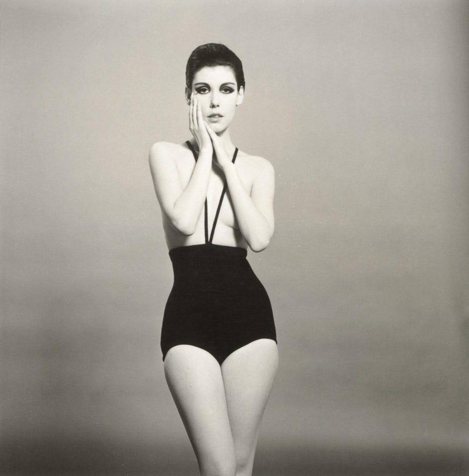 Peggy Moffit in the monokini